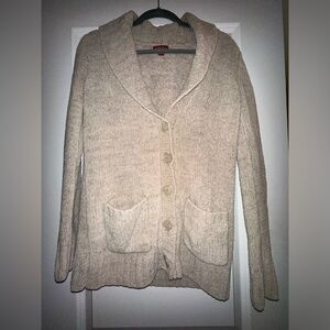 Merona beige button down cardigan sweater - XS